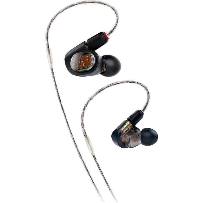 Audio-Technica ATH-E70 Professional In-Ear Monitor Fiio Headphone A5 Portable Amplifier Bundle