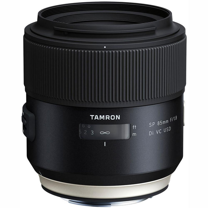 Tamron SP 85mm f1.8 Di VC USD Lens for Canon Full-Frame EF Mount Cameras with Bundle