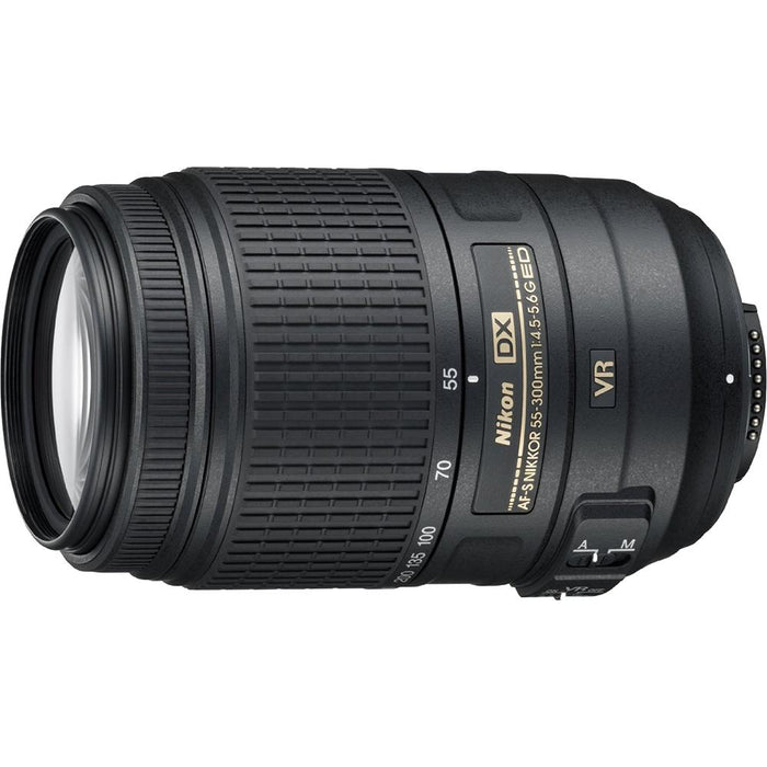 Nikon AF-S NIKKOR 55-300mm f/4.5-5.6G ED VR Zoom Lens (Certified Refurbished)