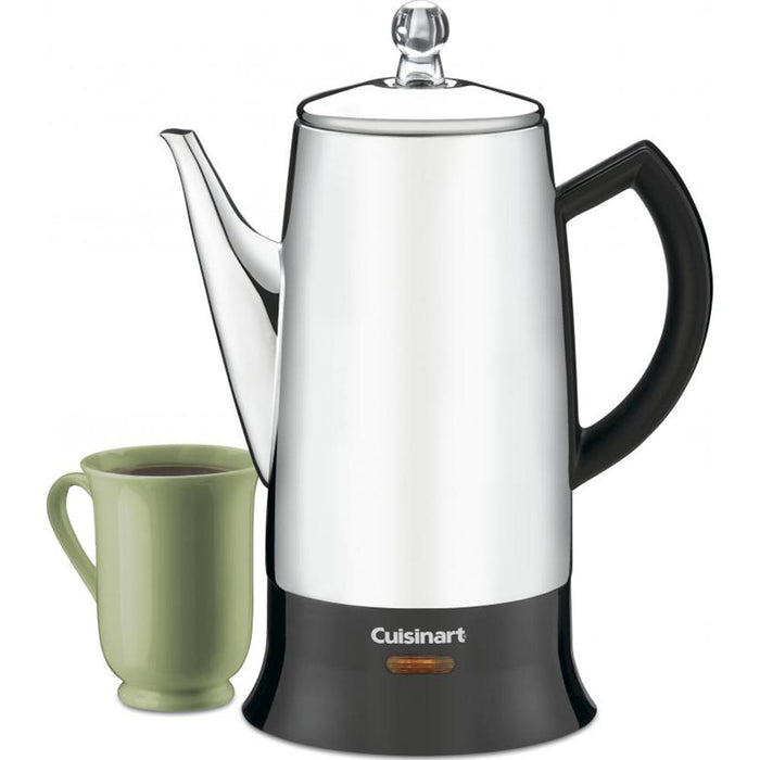 Cuisinart Classic Stainless 12-Cup Percolator (PRC-12) - Factory Refurbished