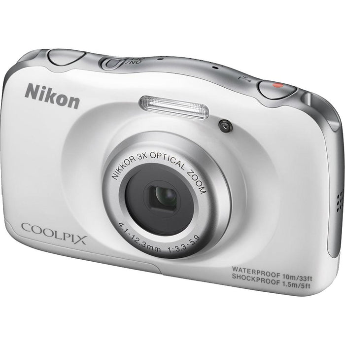 Nikon COOLPIX S33 13.2MP Waterproof Shock-Freezeproof Digital Camera Certified REFURB