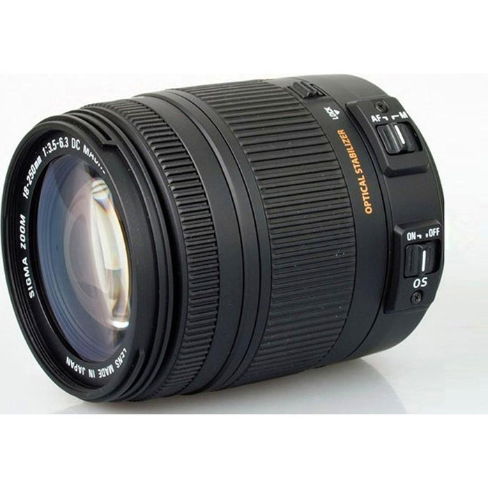 Sigma 18-250mm F3.5-6.3 DC OS Macro HSM Lens for Nikon AF (Certified Refurbished)