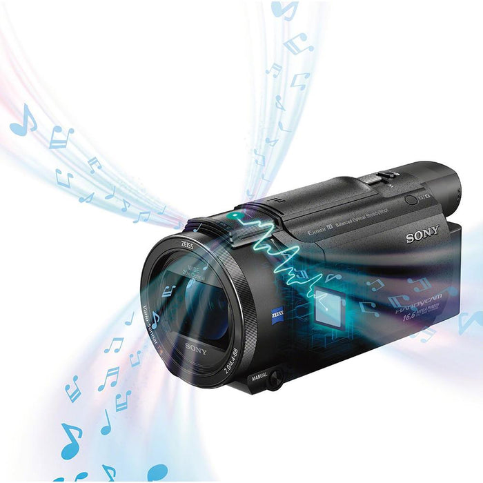 Sony FDR-AX53/B 4K Handycam Camcorder with Exmor R CMOS Sensor - OPEN BOX