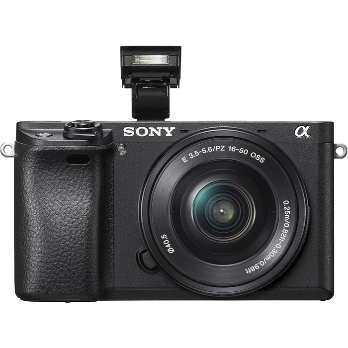 Sony ILCE-6300 a6300 4K Mirrorless Camera w/ 16-50mm Power Zoom - OPEN BOX