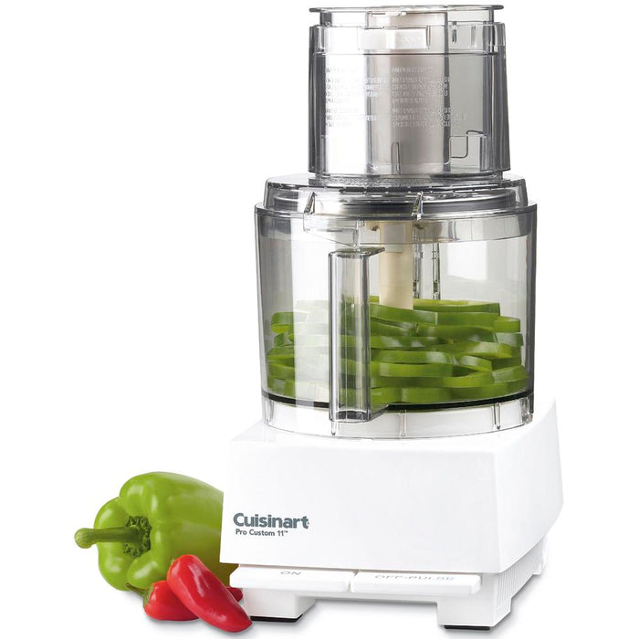 Cuisinart DLC-8SY Pro Custom 11-Cup Food Processor White (Certified Refurbished)