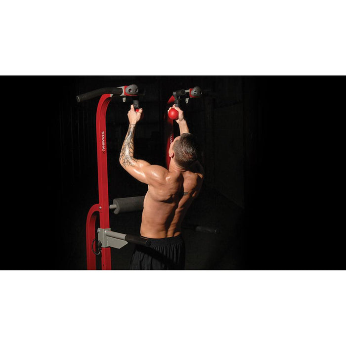 Stamina X Fortress Power Tower Workout Station, Red (50-1755)