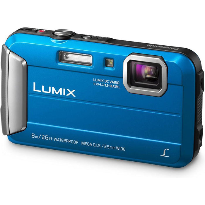 Panasonic LUMIX DMC-TS30 Active Lifestyle Tough Blue Digital Camera - OPEN BOX