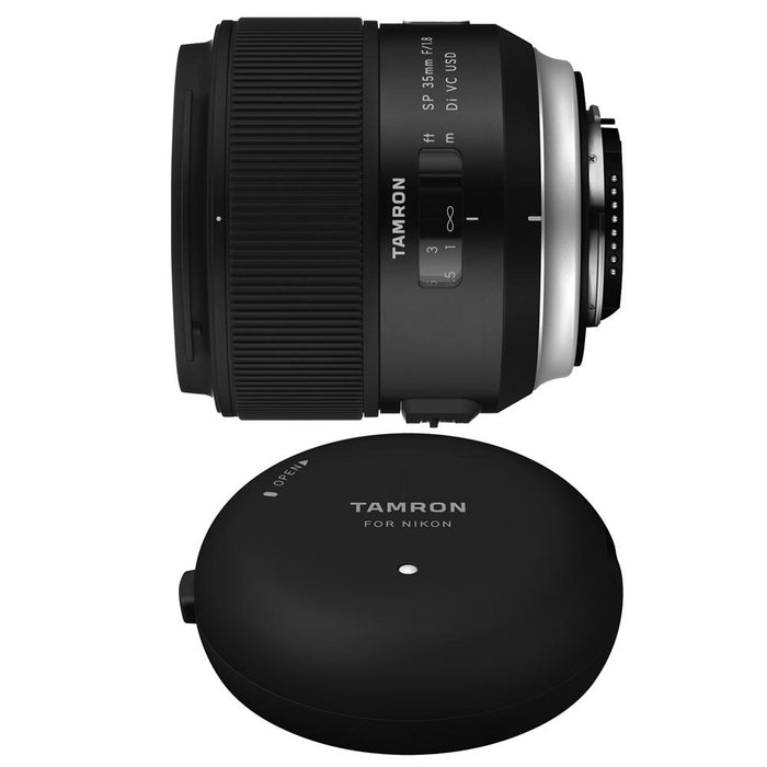 Tamron SP 35mm f/1.8 Di VC USD Lens and TAP-In-Console for Nikon Mount Cameras