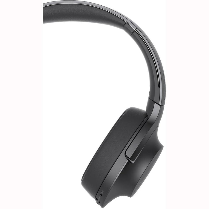 Sony Wireless NC On-Ear Bluetooth Headphone w/ NFC Charcoal w/ Power Bank Bundle