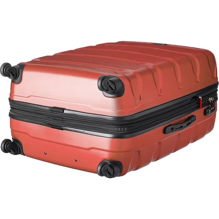 Samsonite Omni Hardside Luggage Spinner Set (20"/24"/28") Burnt Orange - **OPEN BOX**