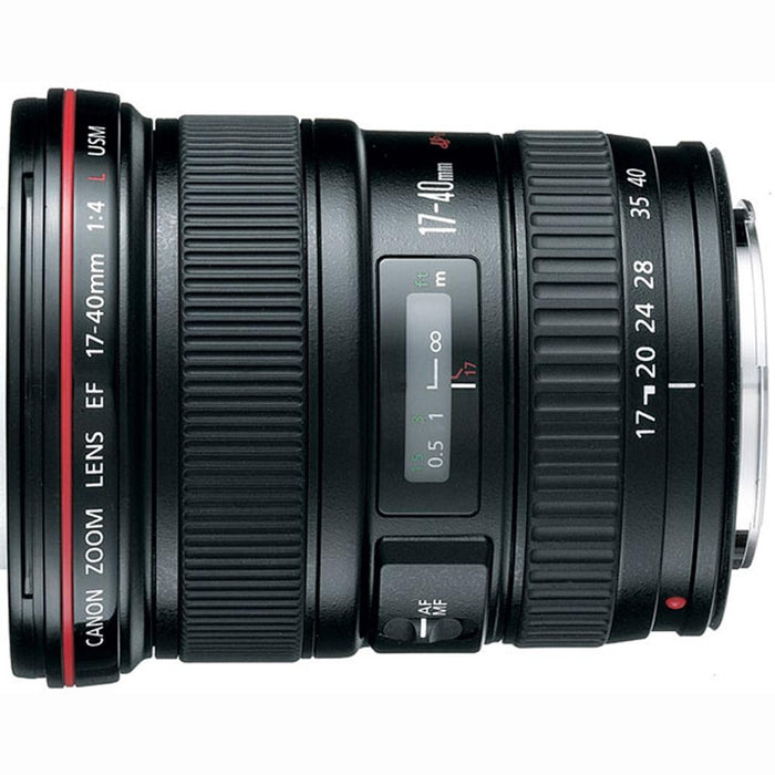 Canon EF 17-40mm F/4 L USM Lens Ultimate Accessory Bundle