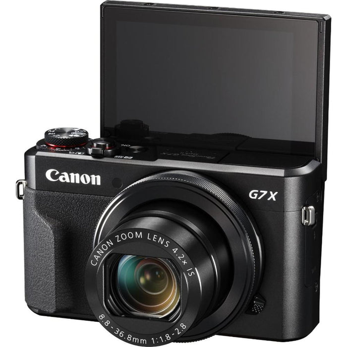 Canon PowerShot G7 X Mark II 20.1MP 4.2x Opt. Zoom Digital Camera w/ Accessory Bundle
