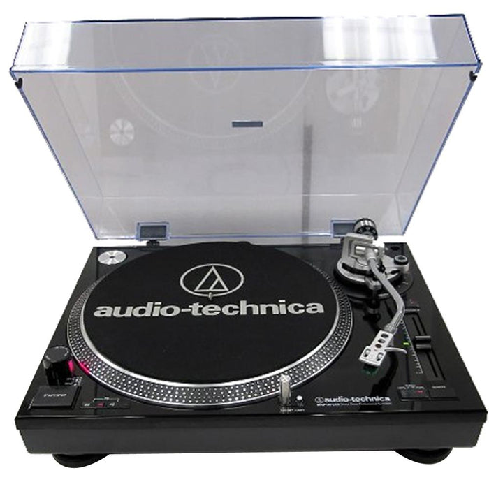 Audio-Technica Professional Stereo Turntable w/ USB LP to DIG Recording Black w/ Cleaning Kit