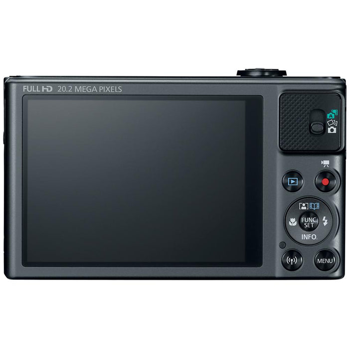 Canon PowerShot SX620 HS 20.2MP Digital Camera Black w/ 32GB Card Accessory Bundle