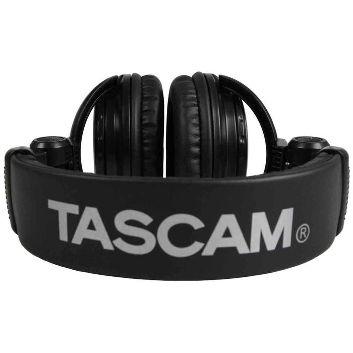 Tascam TH-02 Closed-Back Professional Headphones (Black) - TH02