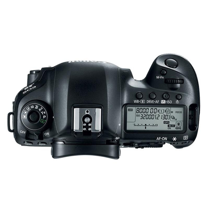 Canon EOS 5D Mark IV 30.4 MP DSLR Camera (Body) + 75-300mm & 50mm Lens Bundle