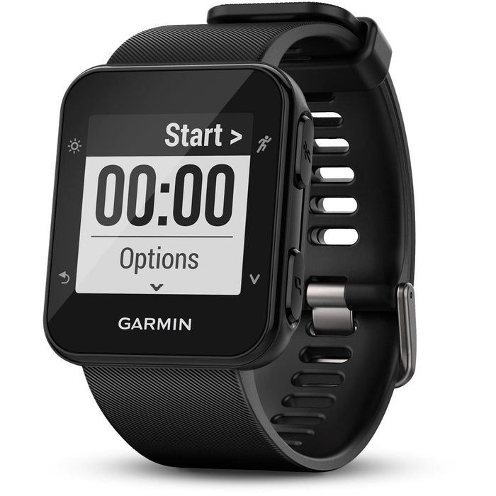 Garmin Forerunner 35 GPS Running Watch & Activity Tracker Charging Clip Bundle - Black
