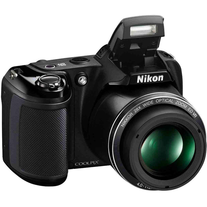 Nikon Coolpix L340 20.2 MP Digital Camera with 28x Optical Zoom Refurbished