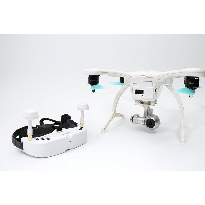 Ehang GhostDrone 2.0 VR IOS - White/Blue  FPV Goggles / Crash Coverage Included
