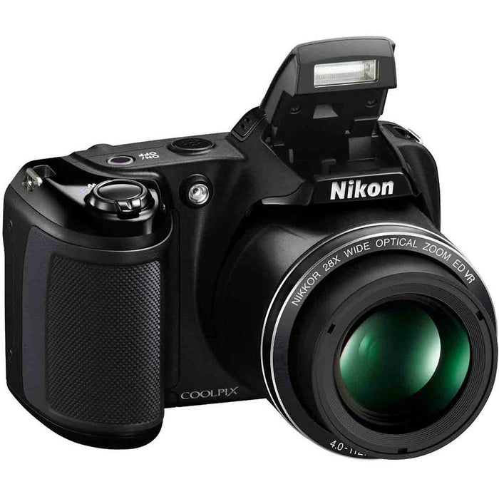 Nikon Coolpix L340 20.2MP Digital Camera 28x Optical Zoom Certified Refurbished