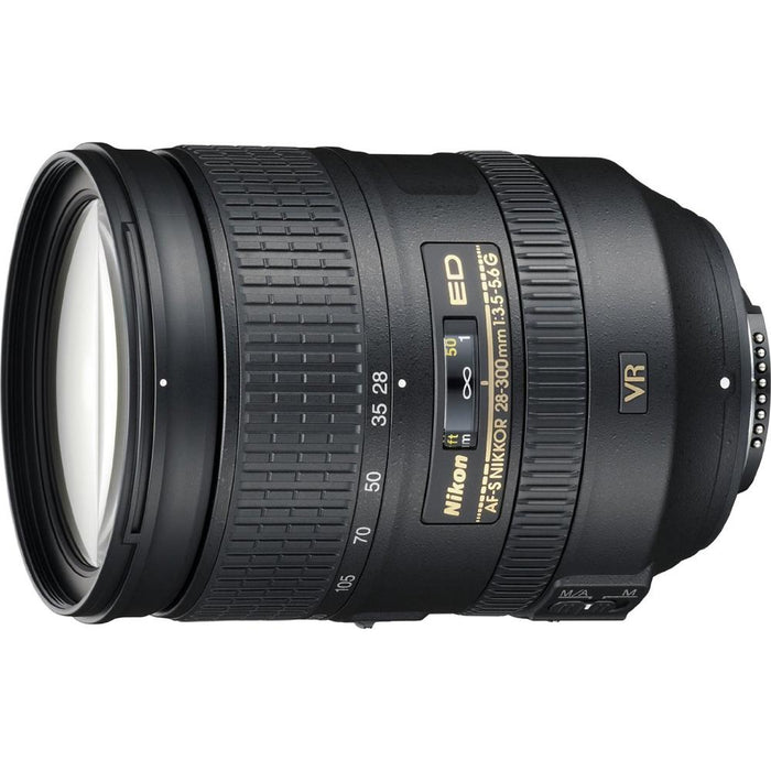 Nikon D500 20.9 MP CMOS DX Digital SLR Camera 28-300mm f/3.5-5.6G ED VR AF-S Lens Kit