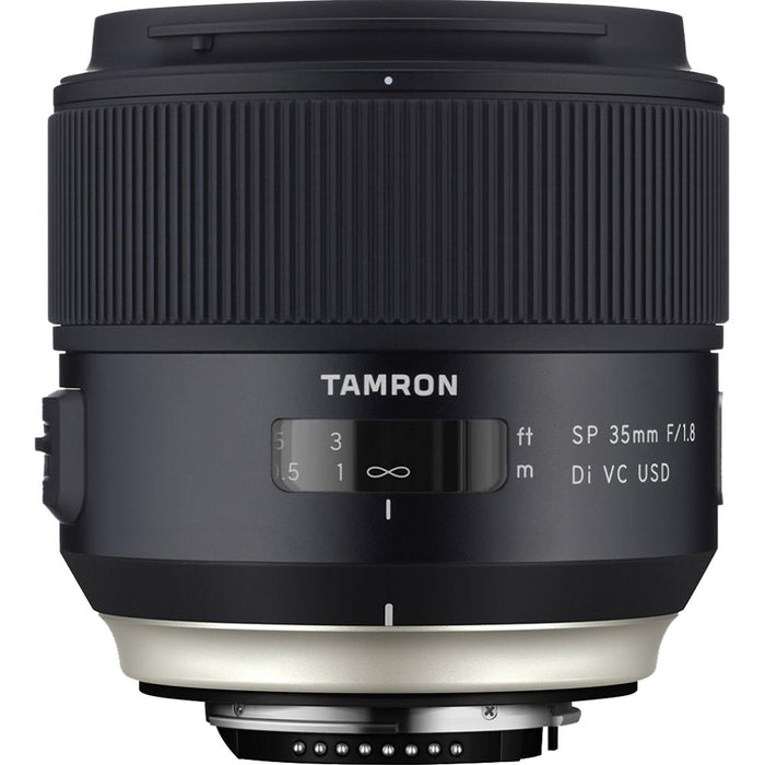 Tamron SP 35mm f/1.8 Di VC USD Lens for Canon EOS Mount AFF012C-700 w/ Lens Mount Kit