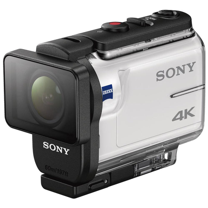 Sony FDR-X3000 4K Action Camera w/ Balanced Optical SteadyShot + Water Action Kit