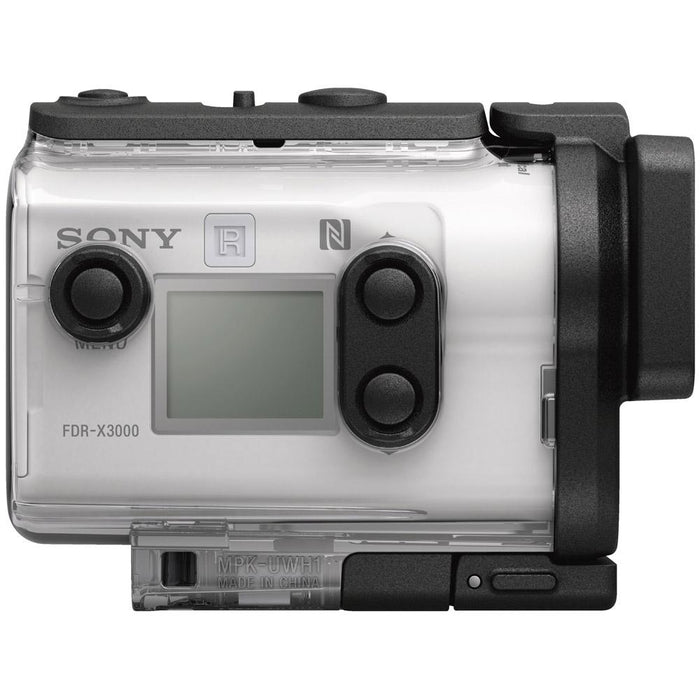 Sony FDR-X3000 4K Action Camera w/ Balanced Optical SteadyShot + Water Action Kit