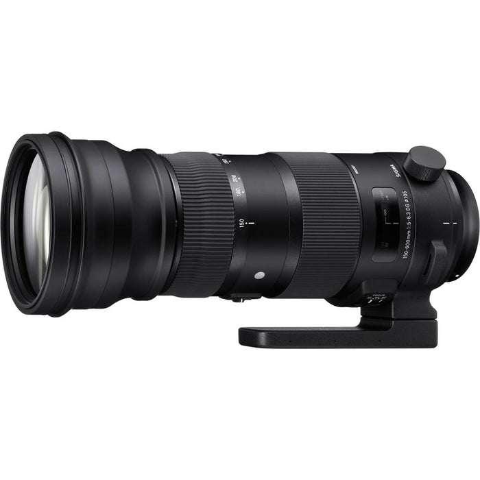 Sigma 150-600mm F5-6.3 DG OS HSM Telephoto Zoom Lens Sports for Nikon w/Dock Kit