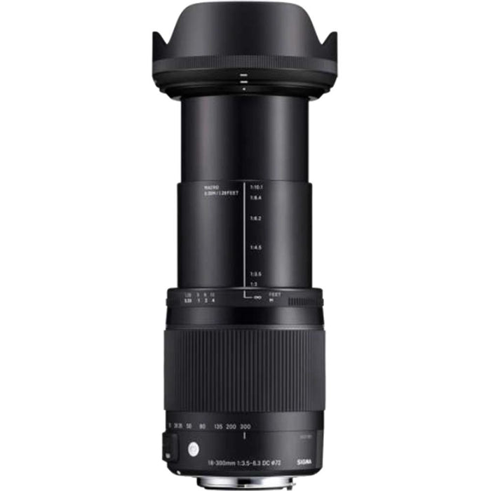 Sigma 18-300mm F3.5-6.3 DC Macro OS HSM Lens Contemporary for Nikon w/ Dock Kit