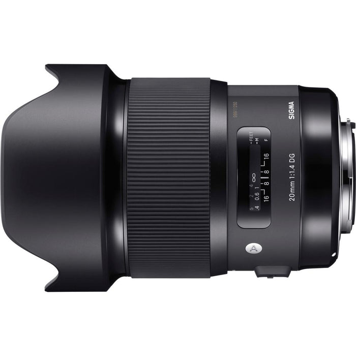 Sigma 20mm F1.4 Art DG HSM Wide Angle Lens for Canon DSLR Camera w/ USB Dock Kit