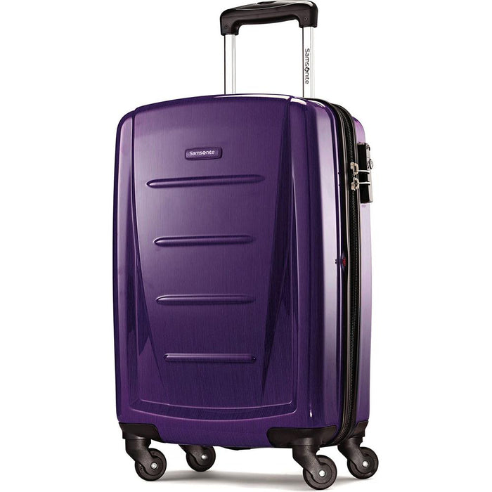 Samsonite Winfield 2 Fashion HS Spinner 20" - Purple Retail - OPEN BOX