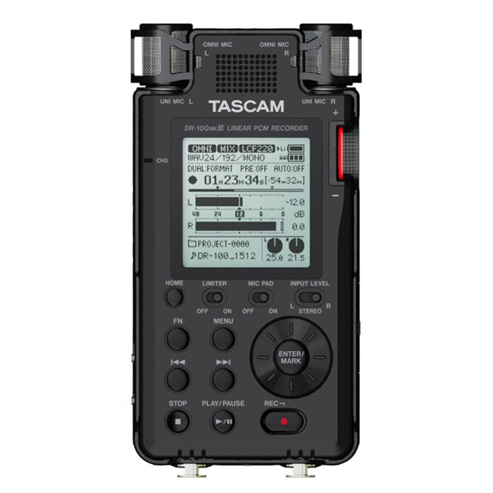 Tascam 192kHz/24bit-Compatible Studio-Quality Linear PCM Recorder +Studio Bundle