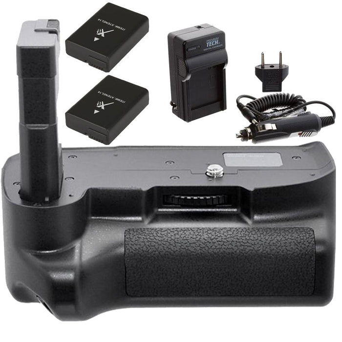 Vivitar Battery Grip Kit for Nikon D3100 D3200 D3300 Digital SLR Camera w/ Battery Pack