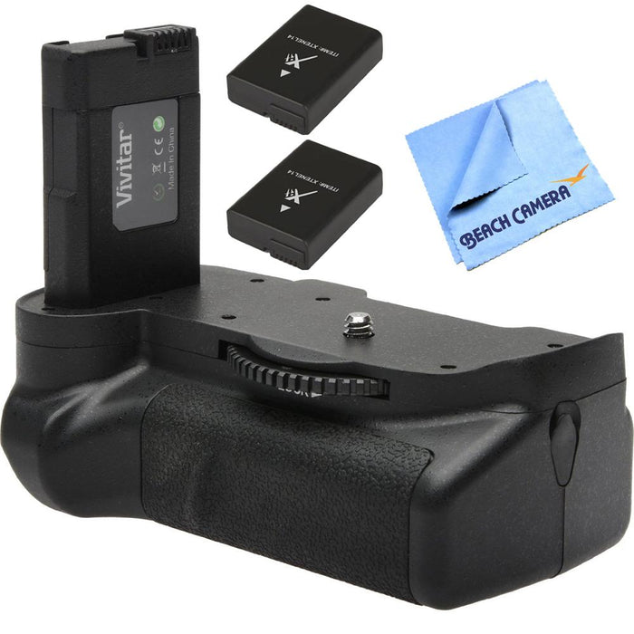 Vivitar Deluxe Power Battery Grip for Nikon D5500 Camera w/ Battery Pack