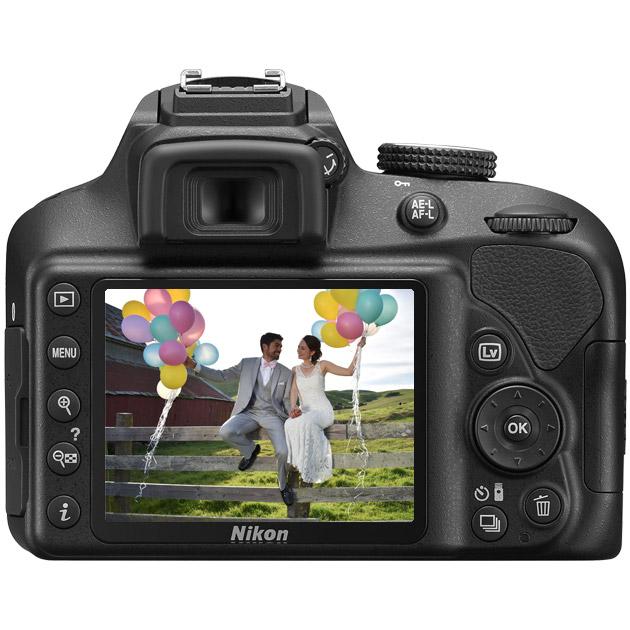 Nikon D3400 DSLR Camera w/ AF-P DX 18-55mm & 70-300mm Zoom Lens 32GB Accessory Bundle