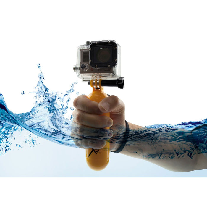 Xit Yellow Floating Bobber Handle For Action Cameras and Waterproof Cameras