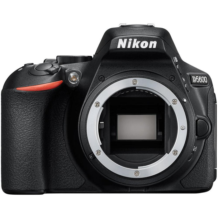 Nikon D5600 24.2 MP Digital SLR Camera + Sigma 18-250mm Macro Lens & Accessory Bundle