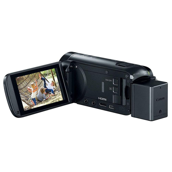 Canon VIXIA HF R800 Full HD Black Camcorder + 32GB Card and Accessory Bundle