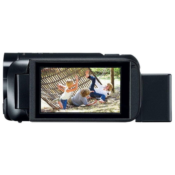 Canon VIXIA HF R800 Full HD Black Camcorder + 32GB Card and Accessory Bundle