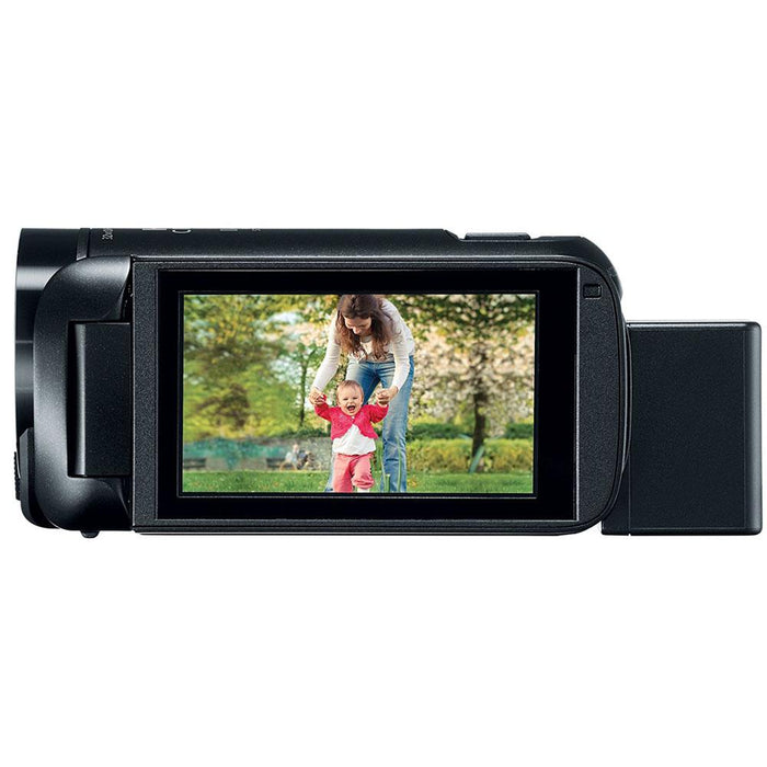 Canon VIXIA HF R82 Black Camcorder 3.8MP Full HD CMOS, 57x Advanced Zoom Bundle