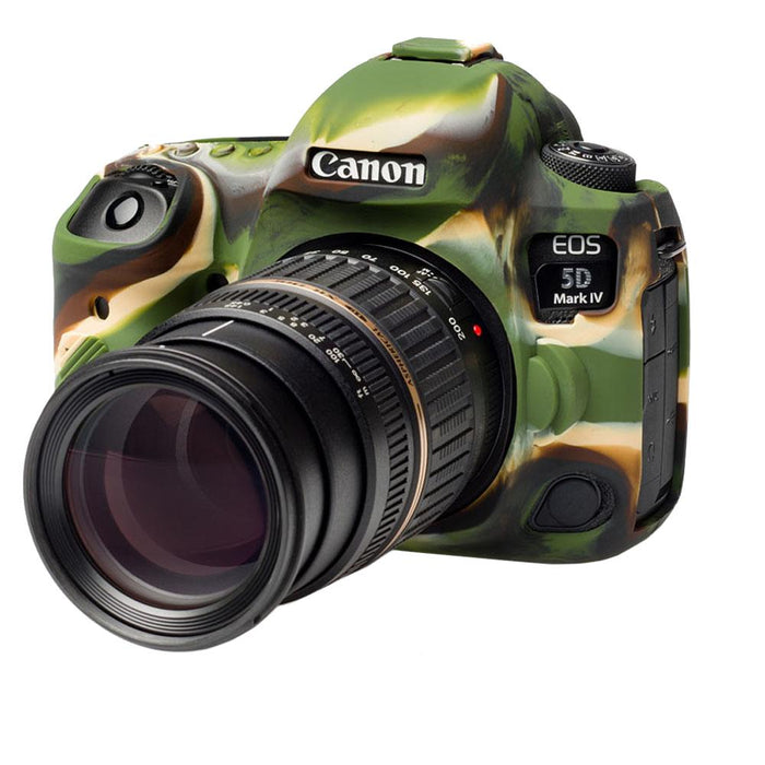 EasyCover Canon 5D Mark IV Essential Silicone Protection Cover Bundle LP-E6 Battery Camo