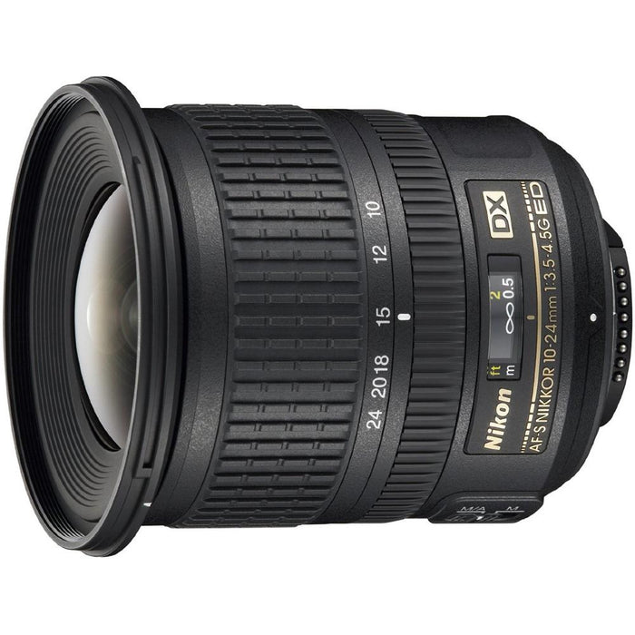 Nikon AF-S DX NIKKOR 10-24mm f/3.5-4.5G ED Lens + 64GB Ultimate Kit