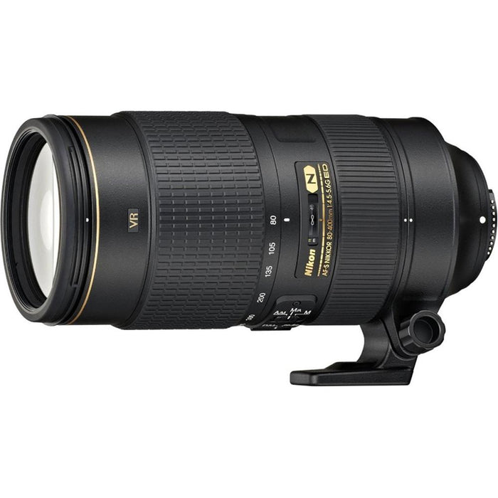 Nikon AF-S NIKKOR 80-400mm f.4.5-5.6G ED VR Lens + 64GB Ultimate Kit