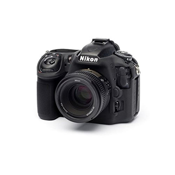 easyCover Nikon D500 Silicone Protection Cover Bundle for your DSLR EN-EL15 Battery Black