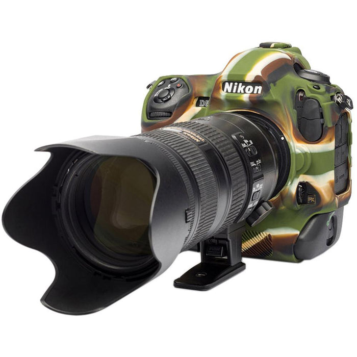 EasyCover Nikon D5 Silicone Protection Cover Bundle for your DSLR EN-EL14A Battery Camo