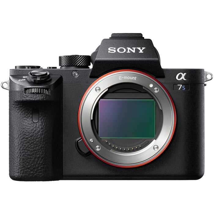 Sony Alpha a7S II Mirrorless Interchangeable Lens Camera + 64GB Memory & Flash Bundle