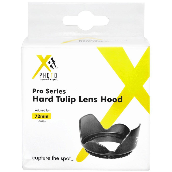 XIT 72mm Pro Series Hard Tulip Lens Hood