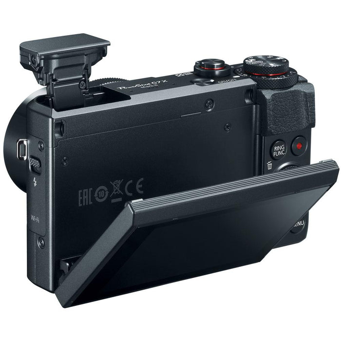 Canon PowerShot G7 X Mark II 20.1MP Digital Camera + Spare Battery & Accessory Bundle