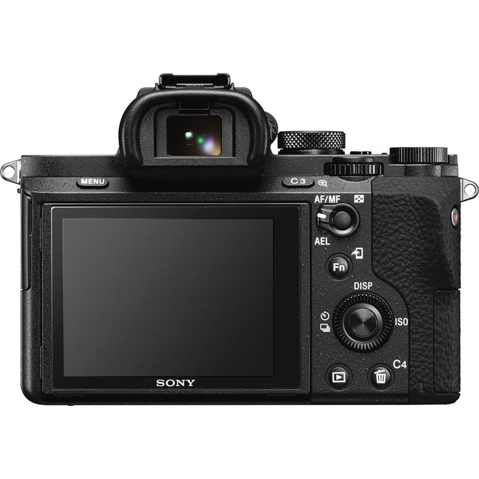 Sony Alpha 7II Interchangeable Lens Camera Body + 64GB Battery Grip Super Bundle